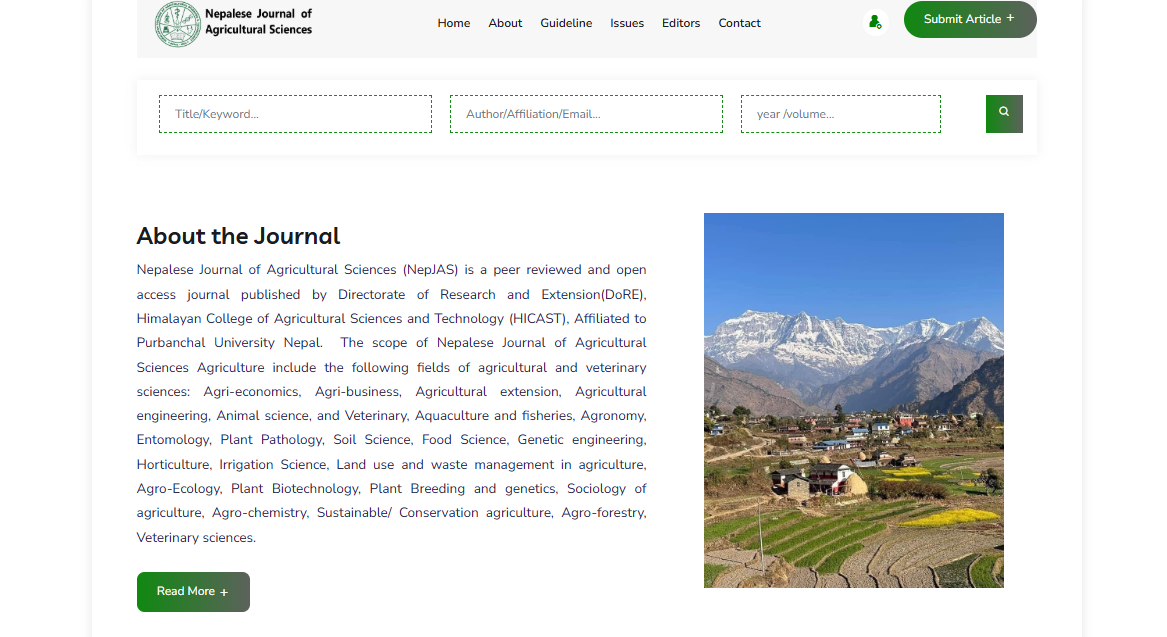 Design and Development of Journal Management System